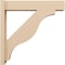 Ekena Millwork 5 1/2-in W x 24-in D x 24-in H Funston Block Rough Cedar Woodgrain TimberThane Outlooker, Primed Tan OUTUR055X24X24FST44RCPR - alternate 5